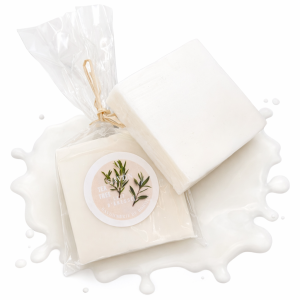 Tranche de savon glycériné, tea tree et lait d'ânesse bio 100g