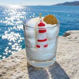 Bougie mini verrine Phare de Bormes